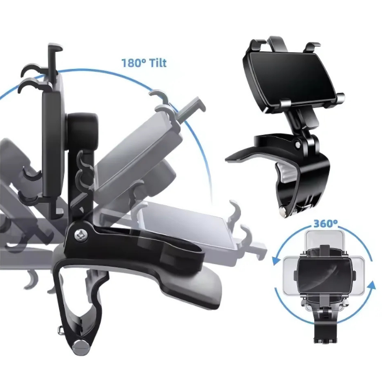 Holder360° PhoneGrip: Roterande Telefonställ Med Stark Kompakt Grepp