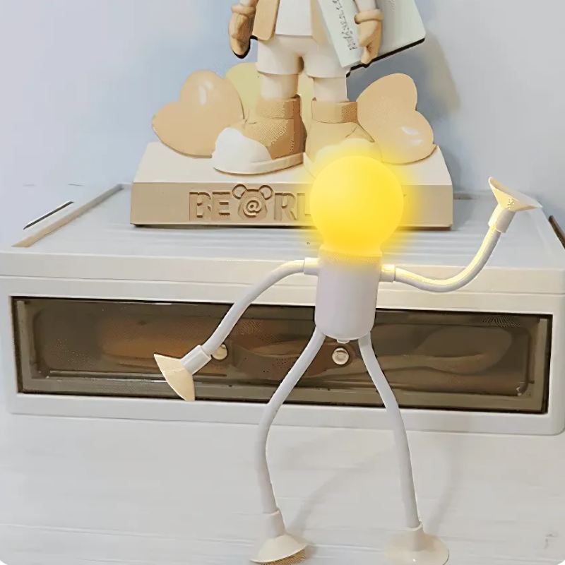 Ledsen™ FigureLamp 1+1 GRATIS: Mjuk Ljus Flexibel Figur Natt Lampa