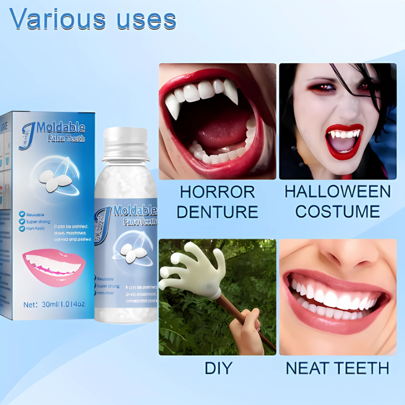 TeethRepair™ 1+1 GRATIS: Naturligt-Utseende Tander Reparation Kit