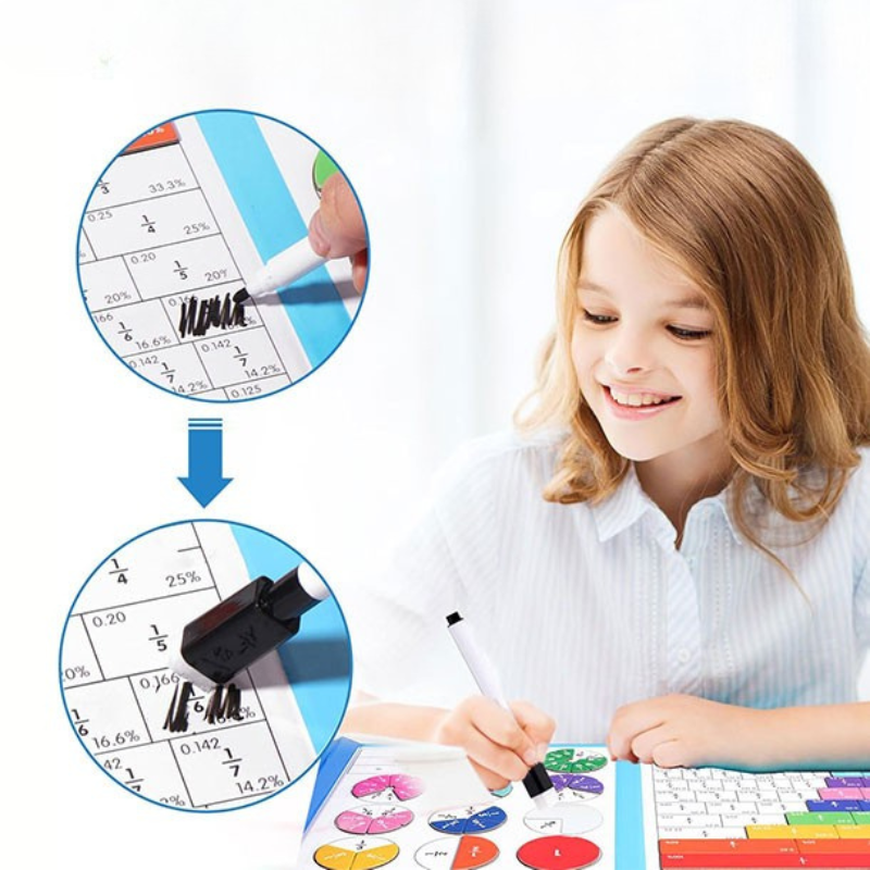 Kletshuts™ MathGame: Utbildningsmässigt Magnetiskt Barn Matematik Pussel Spel