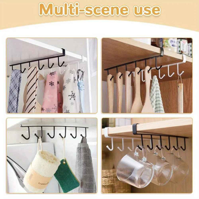 GlideHold® ShelfHooks 1+1 GRATIS: Hyllhängande Krokar För Kök Och Garderob
