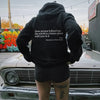 Icone™ DearHoodie: Hoodie Med Fram Och Baksida Tryck Budskap