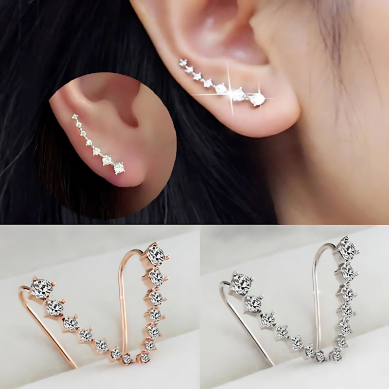Jewelance™ ClipEarrings 1+1 GRATIS: Lång Elegant Clips Örhängen I Present Ask