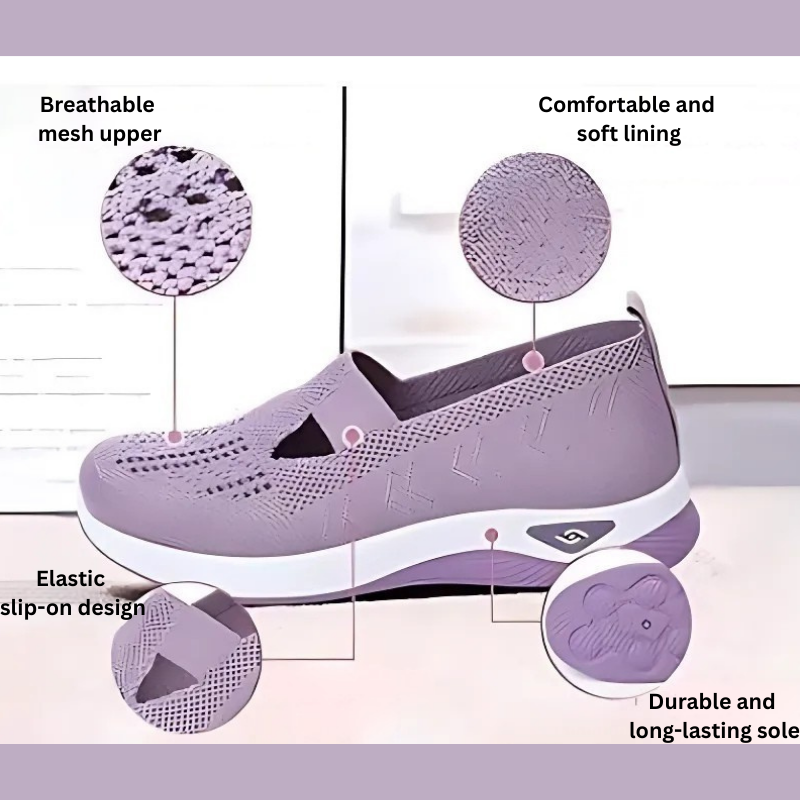 Happy™ StylishSneakers 1+1 GRATIS: Andningsbara Bekväm Passform Snygga Sneakers
