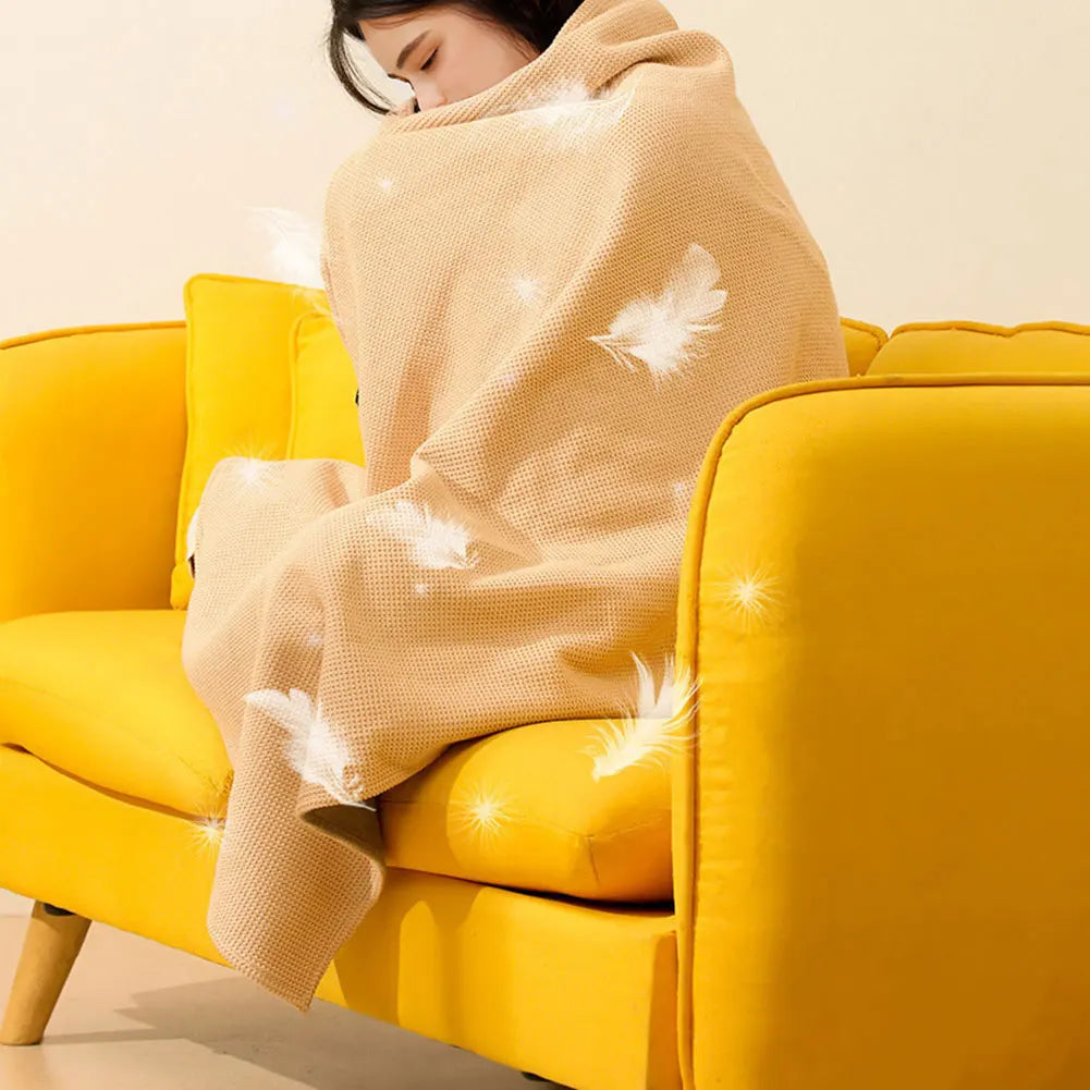 Icone™ HeatedShawl: Elektrisk Uppvärmd Sjal Termisk Komfort Vinter Varm Filt