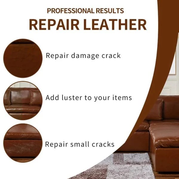 LeatherGel 1+1 GRATIS: Ultimat Lädergel Reparation Och Restaurering