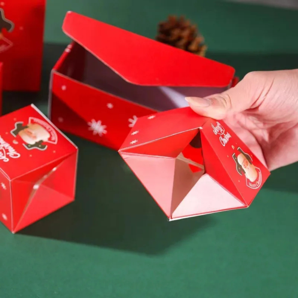 ExplodingBox 1+1 GRATIS: Kreativ Personliga Exploderande Överraskning Present Låda