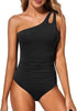 Icone™ StylishSwimsuit: Sido Rem En Axlad Stil Kurva Passform Baddräkt