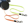 DogFri™ DoubleLeash: LED-Lys Dubbel Huvud Utdragbar Hundkoppel