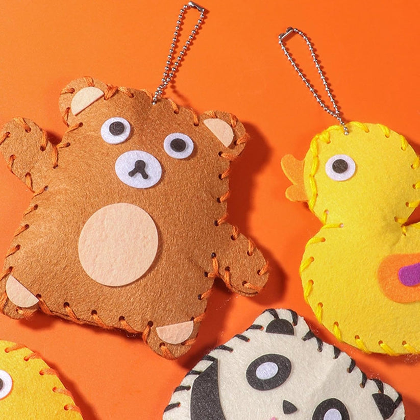 Kletshuts™ SewingCraft 1+1 GRATIS: DIY Djur Sömnad Kit Barn Kreativt Hantverk Set