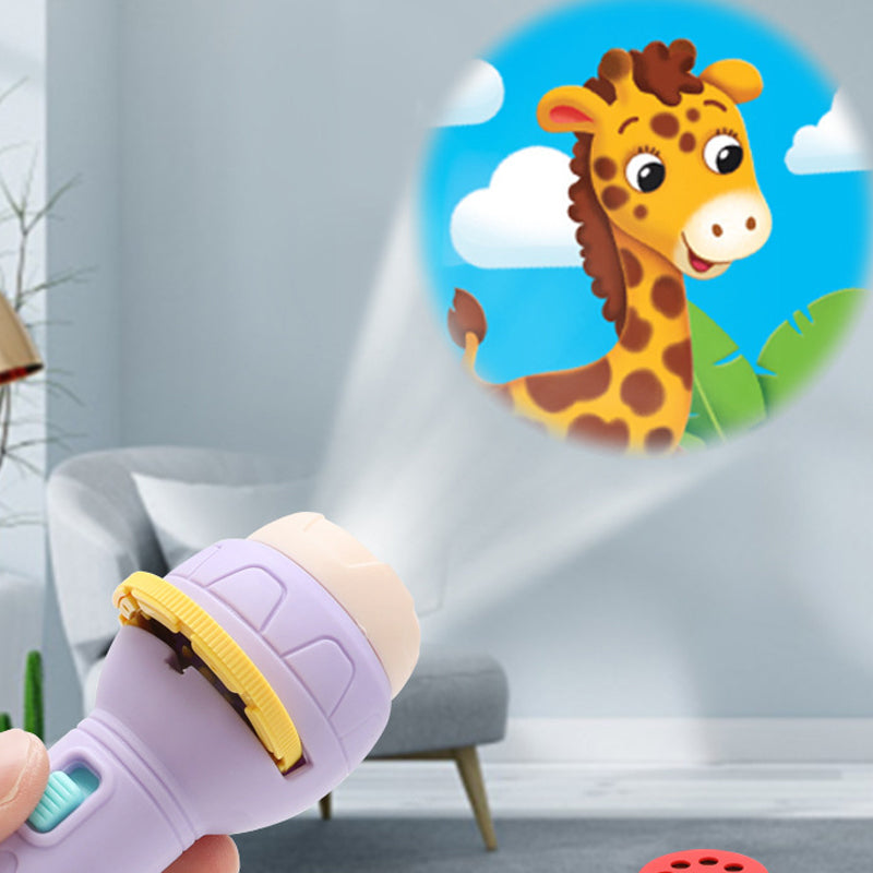 Kletshuts™ FlashlightProjector: Magisk Sagostund Ficklampa -Projektor för Barn