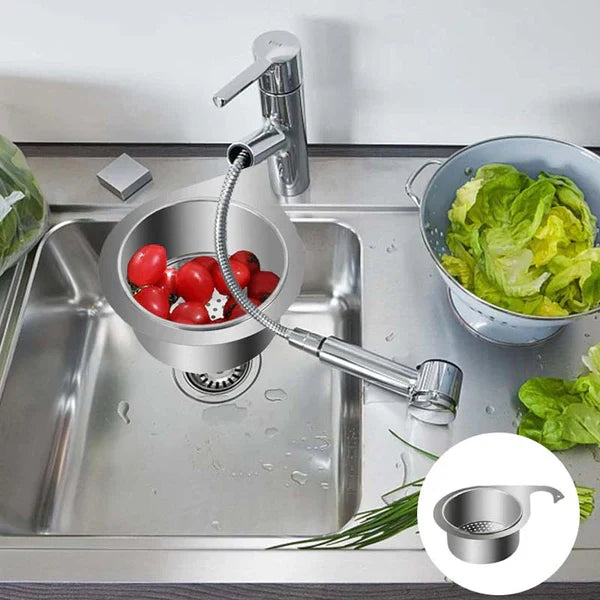 Globetrek° SinkStrainer 1+1 GRATIS: Rostfritt Filter Svan Stil Diskho Sil