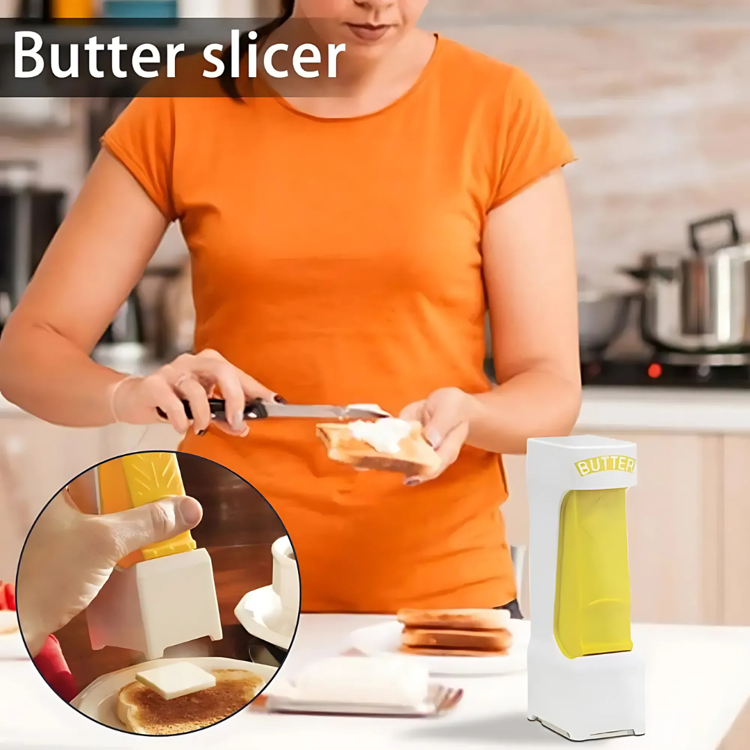 Globetrek° ButterSlicer: Lätt Ett Klick Smör Skivare Kök Verktyg