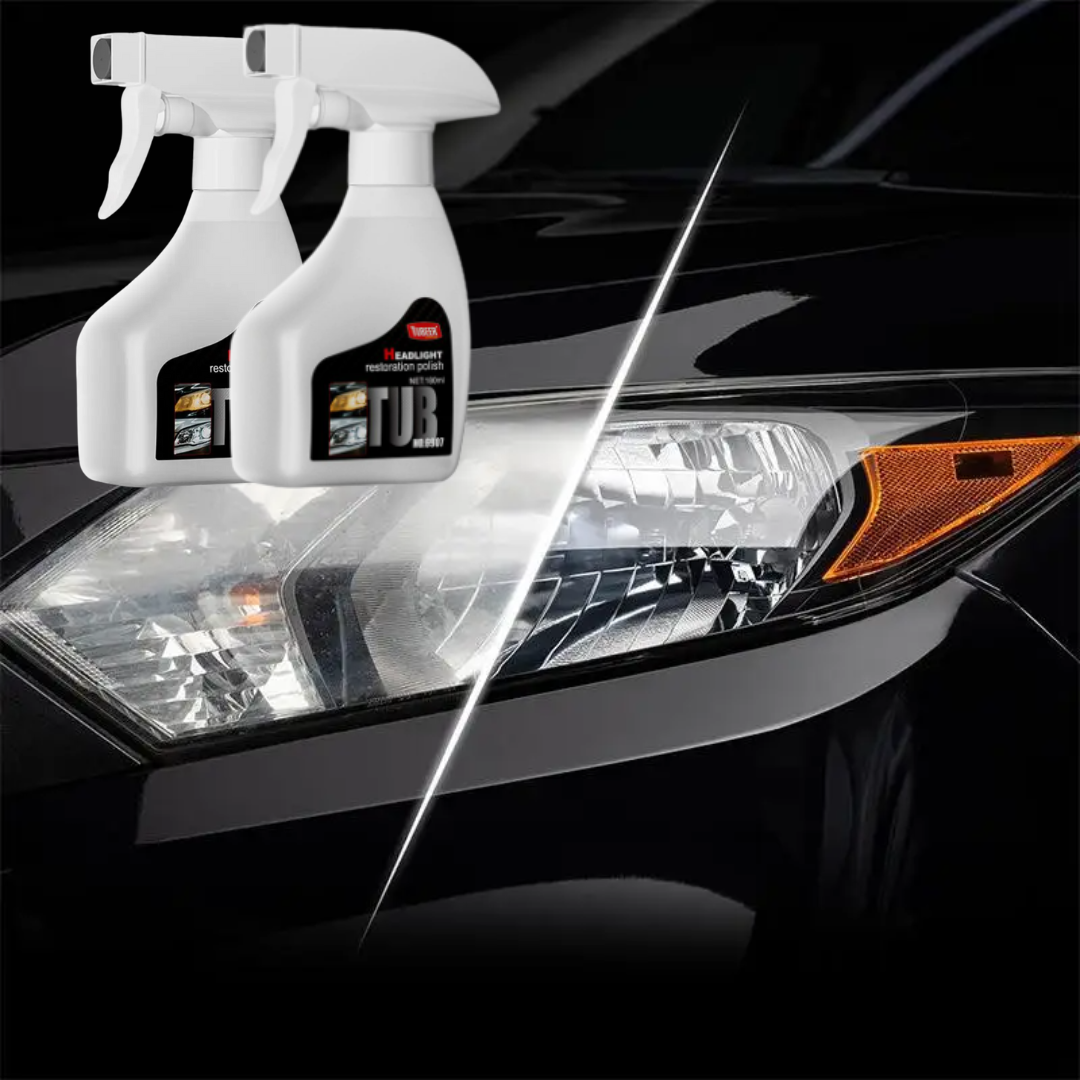 HeadlightSpray 1+1 GRATIS: Lätt Att Använda Bilstrålkastare Rengöring Spray Set