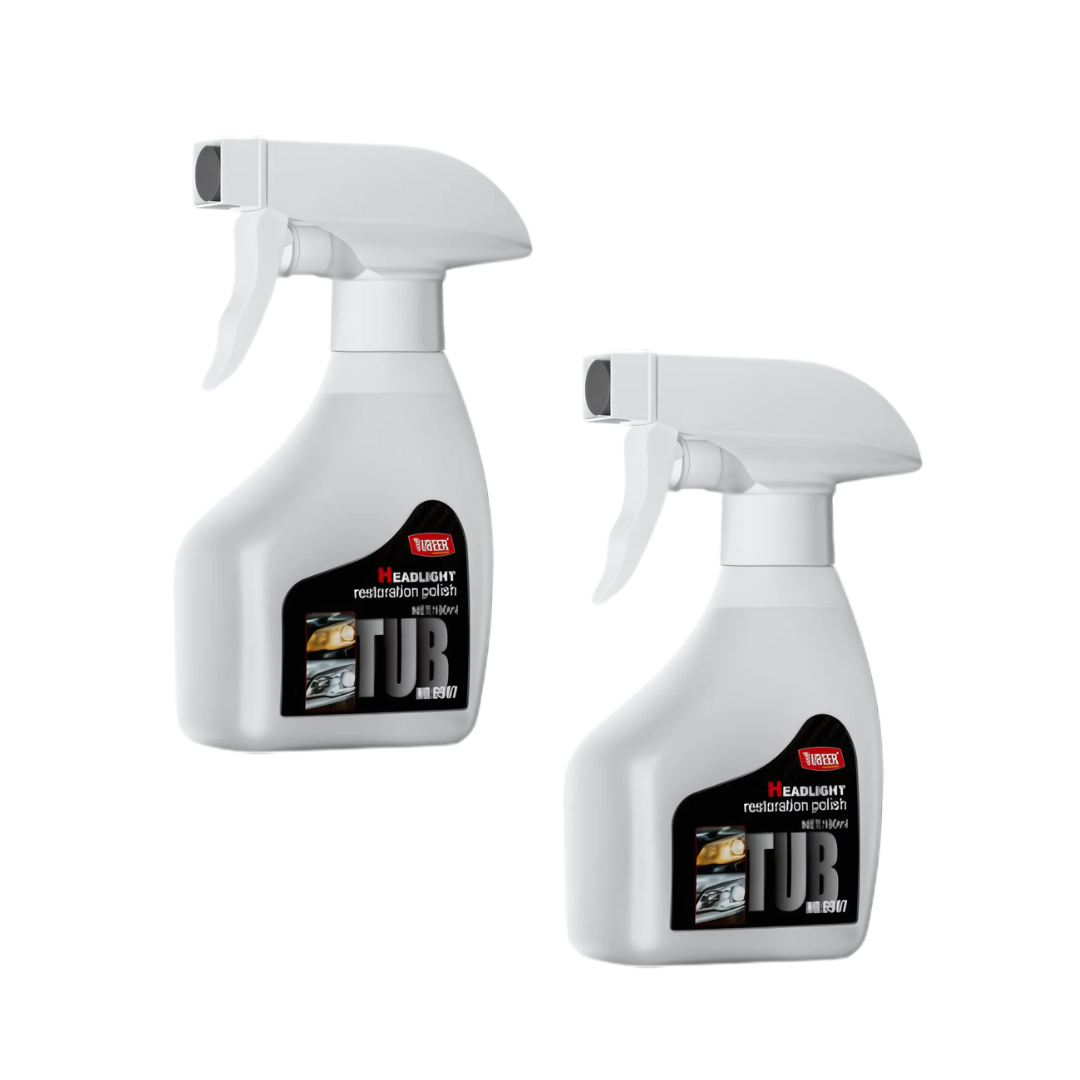 HeadlightSpray 1+1 GRATIS: Lätt Att Använda Bilstrålkastare Rengöring Spray Set