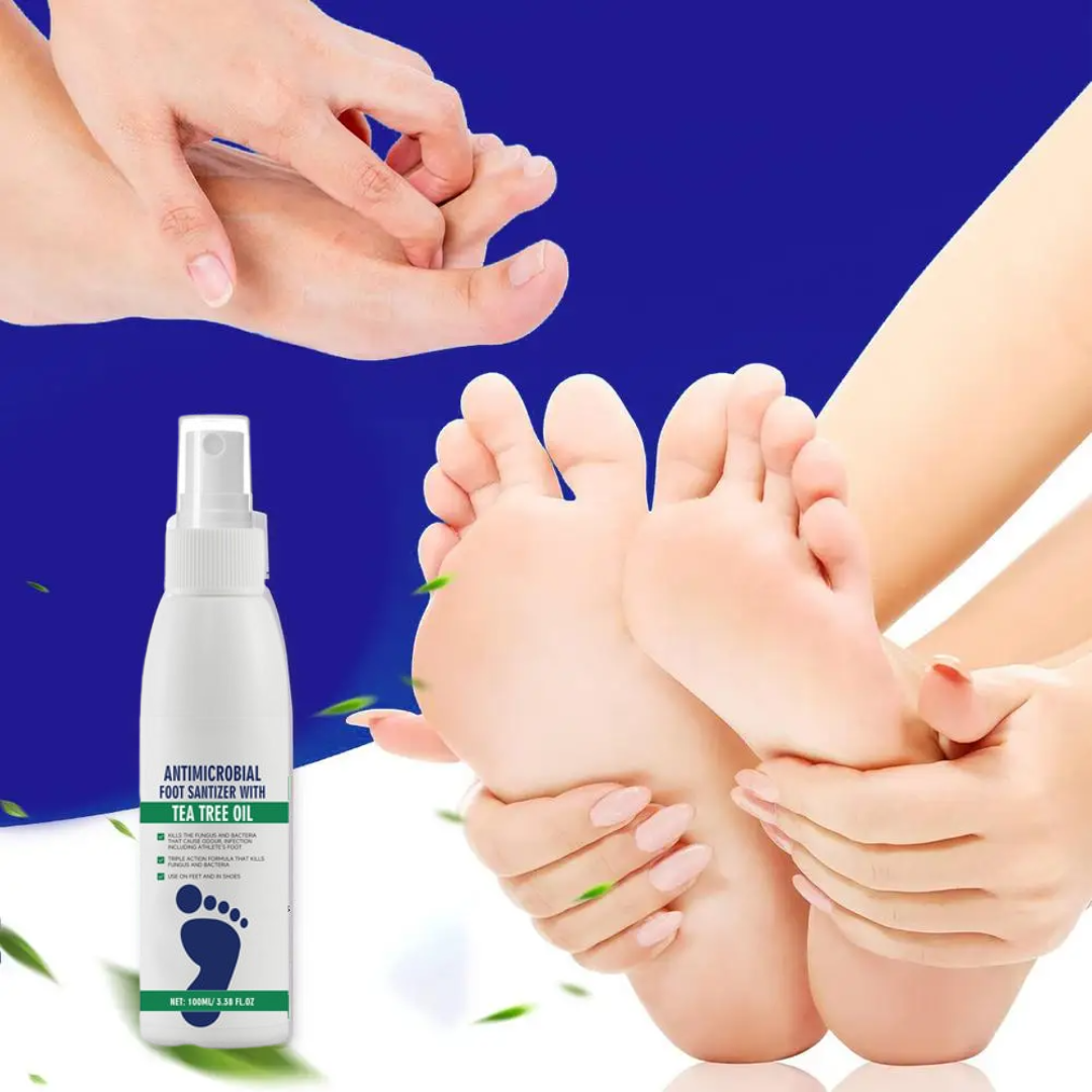 FootCare 1+1 GRATIS: Antimikrobiell Djup Återfuktning Fotvård Spray
