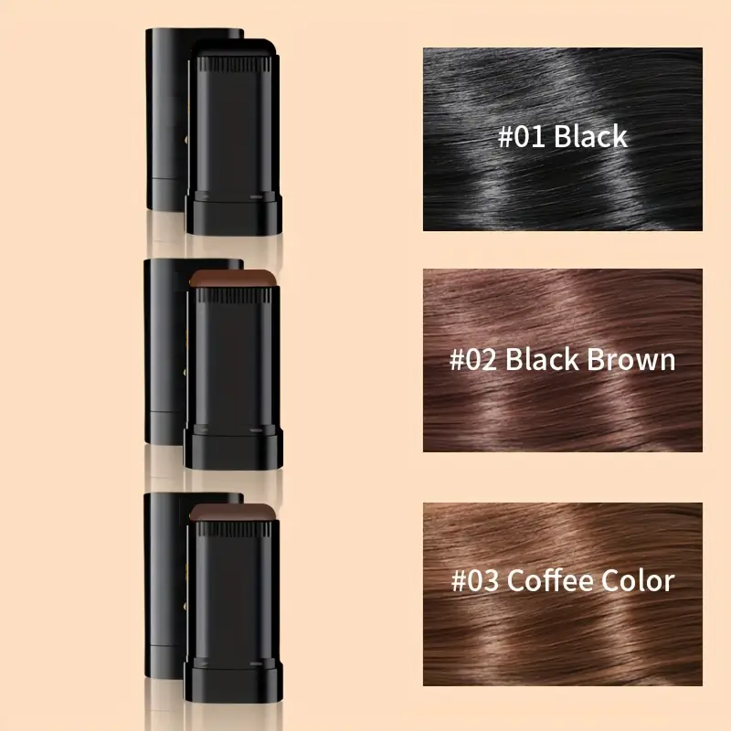 Rose® HairStick 1+1 GRATIS: 2 I 1 Omedelbar Hårfärg Och Kam Vrida Klibba