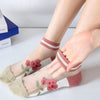 Happy™ MeshSocks: Andningsbar Bekväm Rolig Design Mesh Ankelsockor