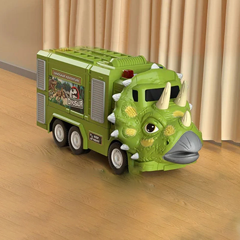 Kletshuts™ DinoTruck: Dinosaurie Lastbil Leksaksset Med Ljus Och Musik