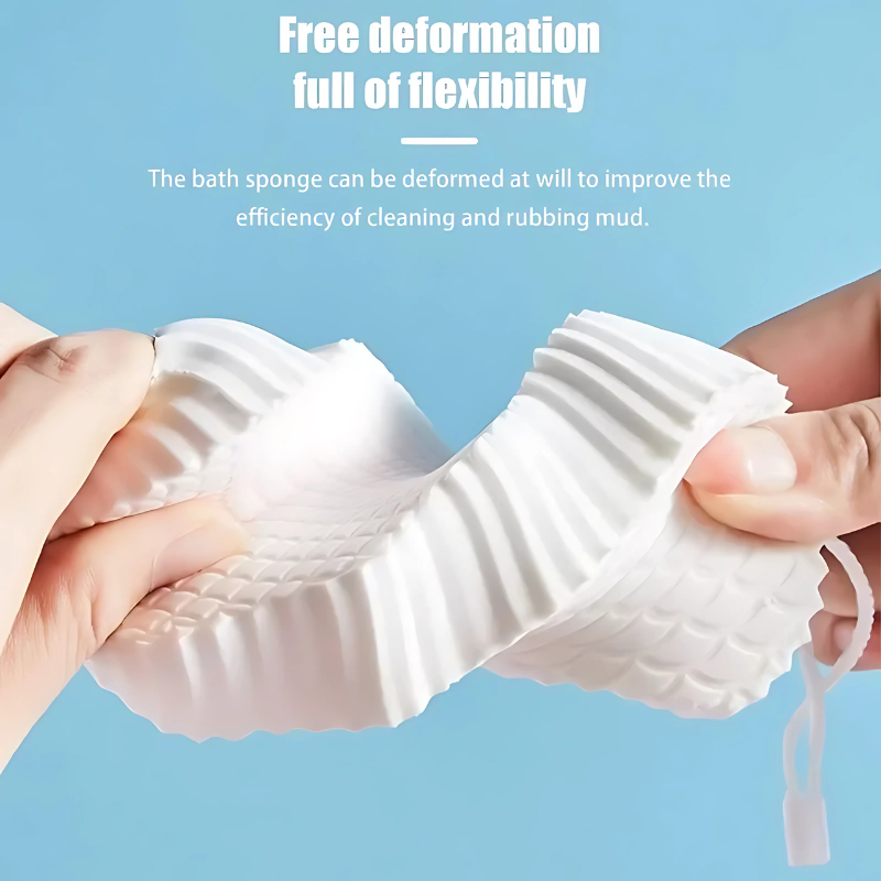 ExfoliatingSponge 1+1 GRATIS - Mjuk Kropps Exfolierande Svamp Dusch Scrubber