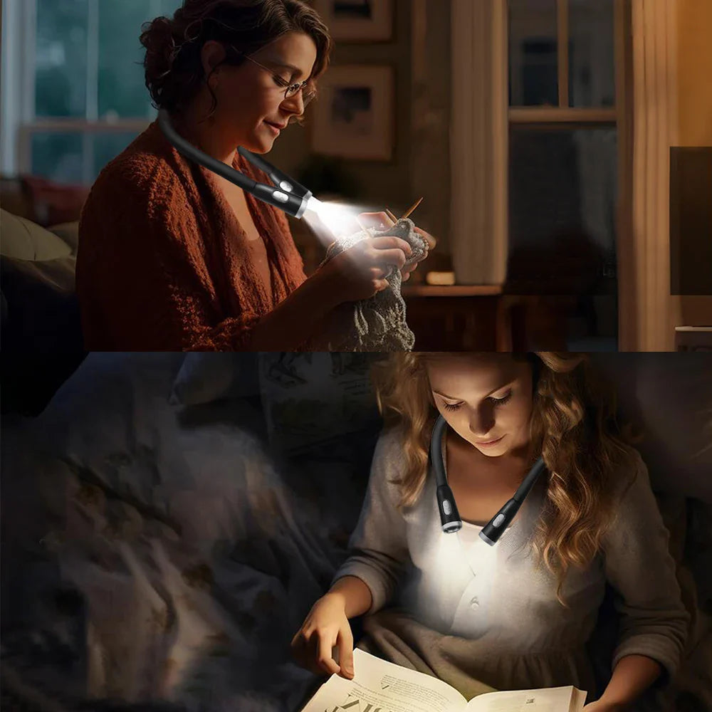 Ledsen™ ReadingLamp: Uppladdningsbar LED Hals Ljus Flexibel Läslampa