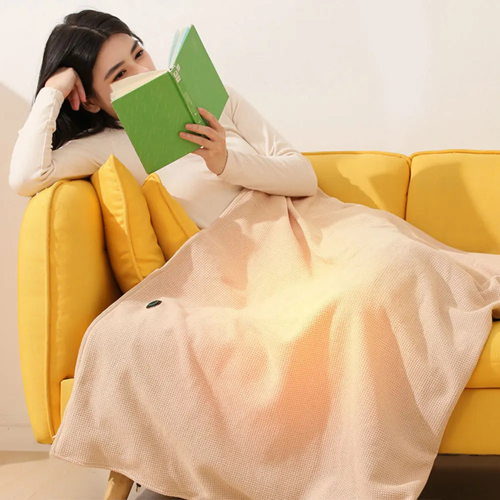 Icone™ HeatedShawl: Elektrisk Uppvärmd Sjal Termisk Komfort Vinter Varm Filt