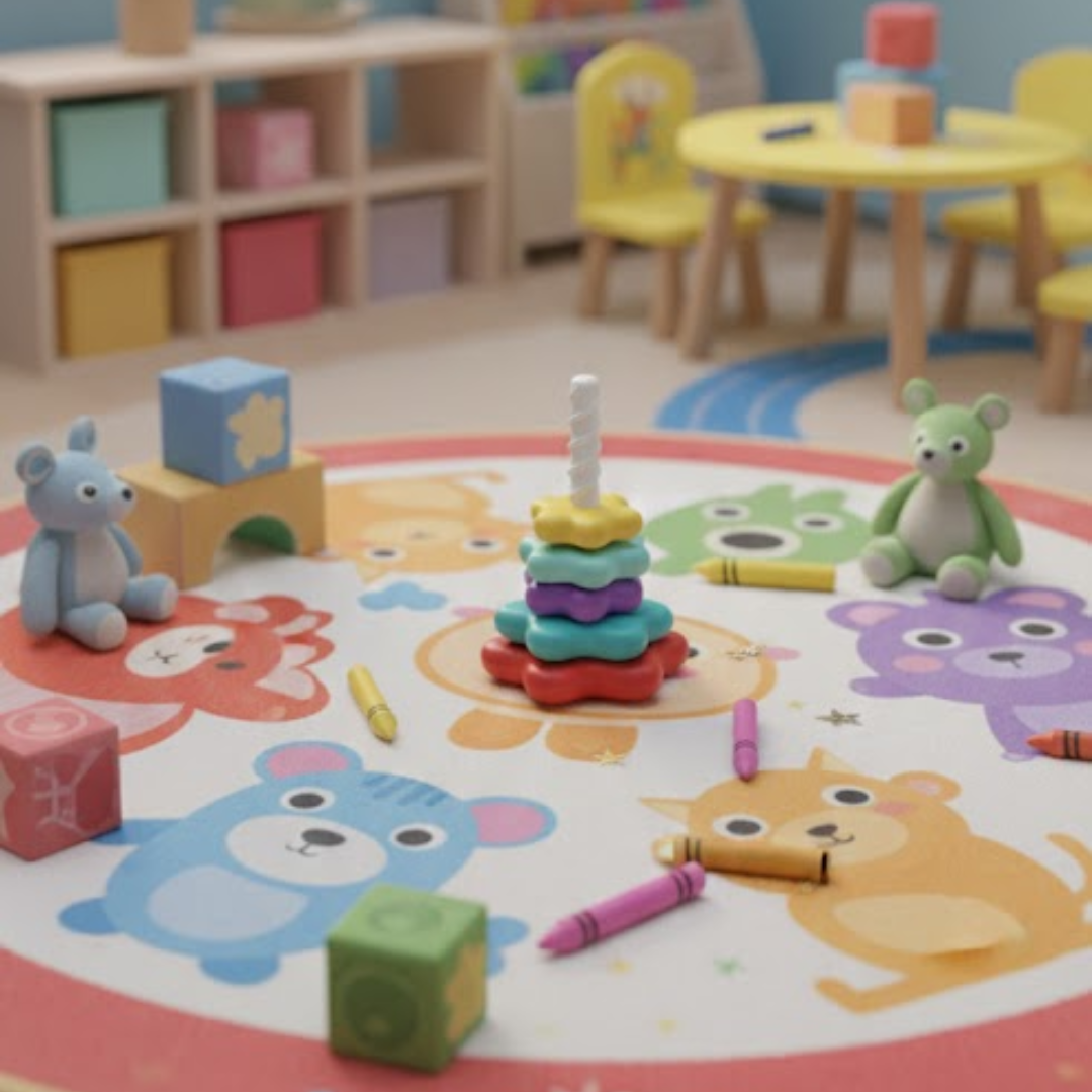 Kletshuts™ StackingToy: Regnbåge Torn Hjul Stapling Leksak Sensorisk Lärande