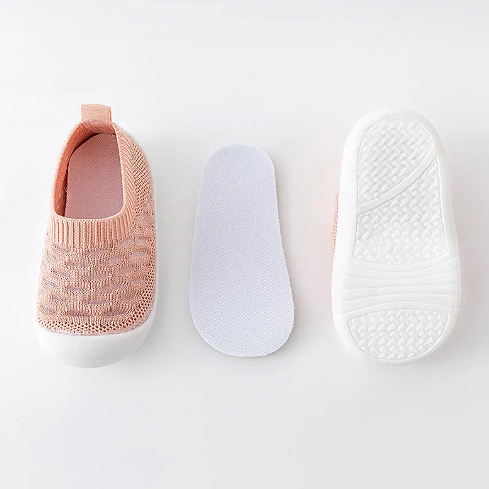 Kletshuts™ TinyShoes: Halkfria Baby Mesh Skor