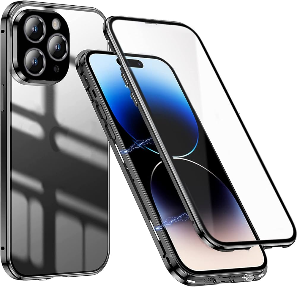 PhoneProtect: Magnetiskt Dubbelsidigt Telefon Skydd Fodral