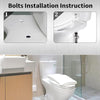 Globetrek° ToiletBolt 1+1 Set GRATIS: Kraftigt Toalettsits Låsbult Och Skruvar