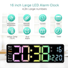Globetrek° DigitalClock: Stor LED Skärm Display Digital Klocka