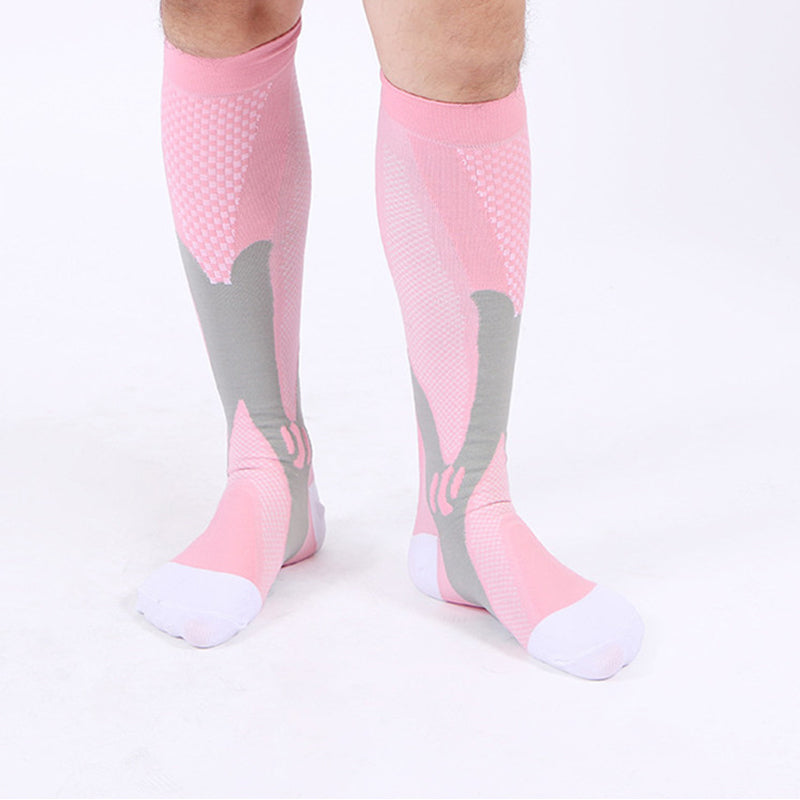 Happy™ CompressionSocks: Andningsbar och Komfortabla Kompressions Strumpor