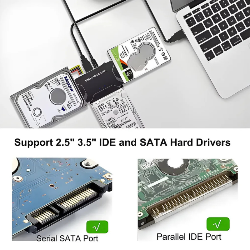 RecoveryConverter - USB 3.0 Till IDE/SATA Dataöverföring Och Återställningskonverterare