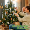 Ledsen™ ChristmasGlow: LED Magisk Jul Glöd Kristall Kula Ljus