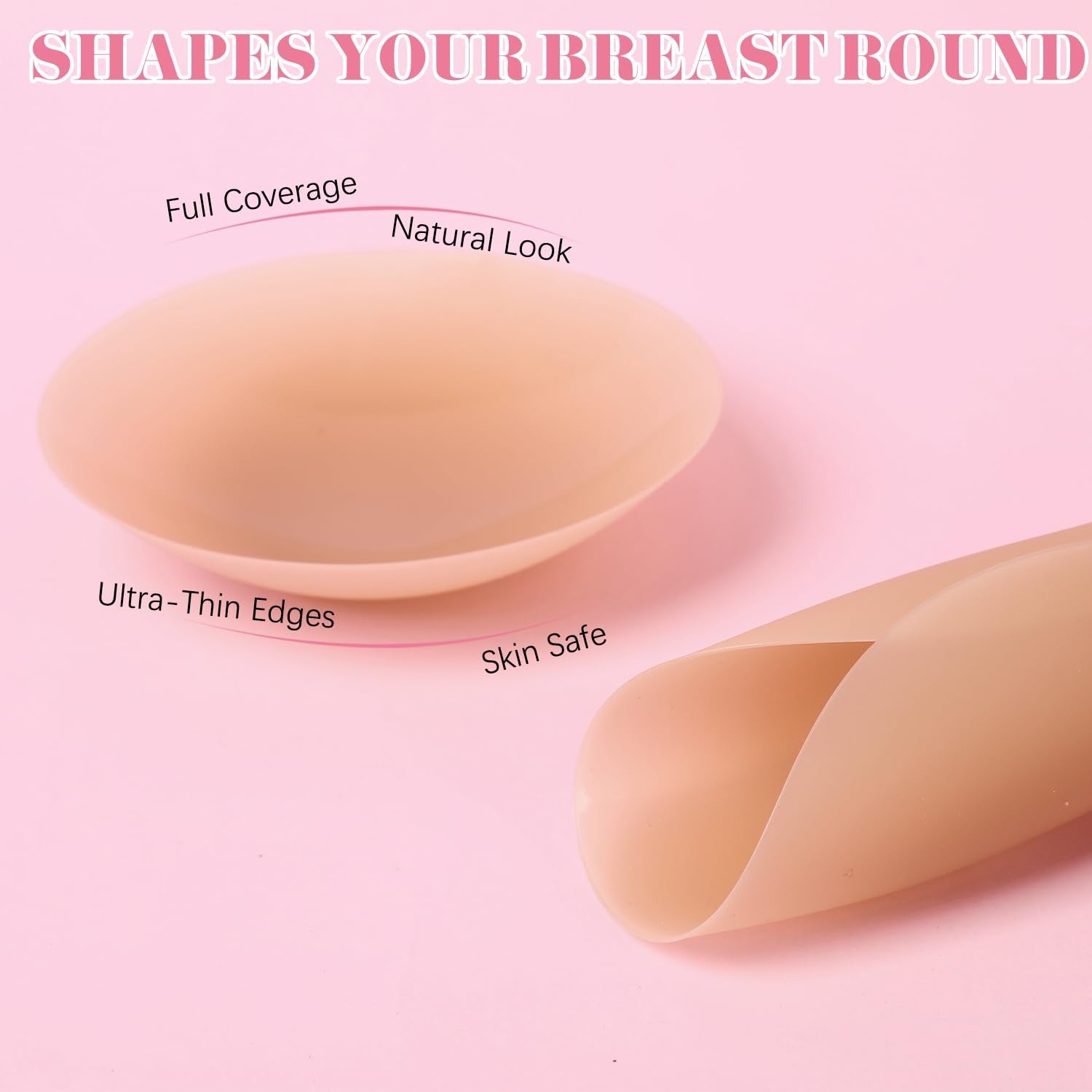 Icone™ NippleCover 1+1 GRATIS: Tunna, Matta Silikon Lim Bröstvårtsskydd