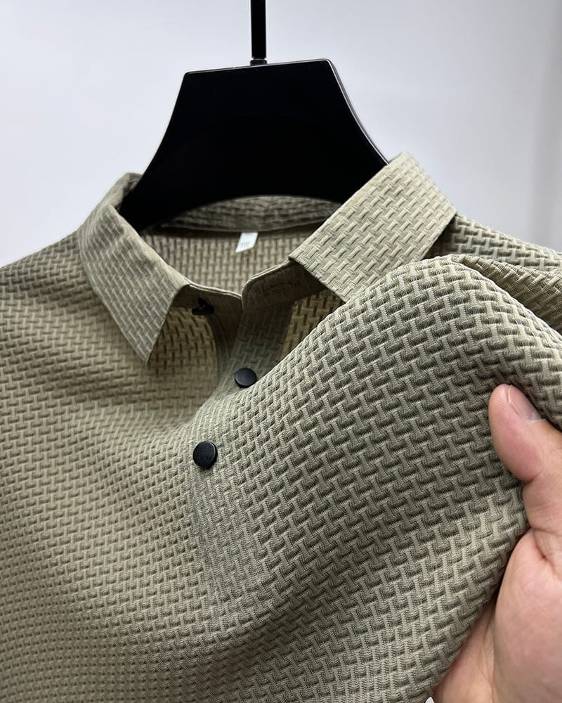 Icone™ BreathableShirt 1+1 GRATIS: Snygg, Andningsbar Män Kortärmad Skjorta