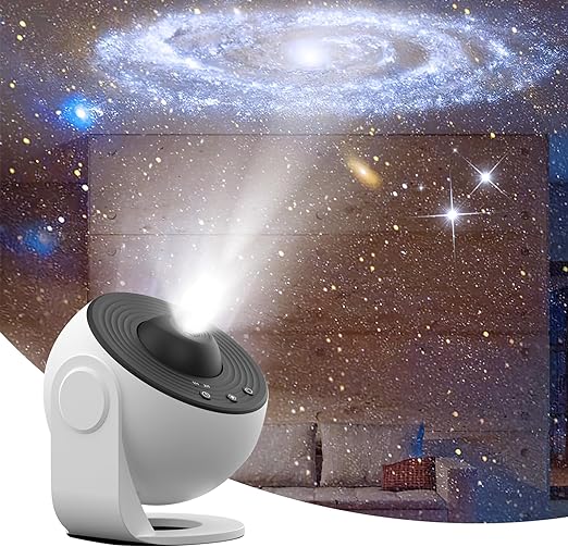 GalaxyProjector  - 360° Roterande Galax Natt Ljus