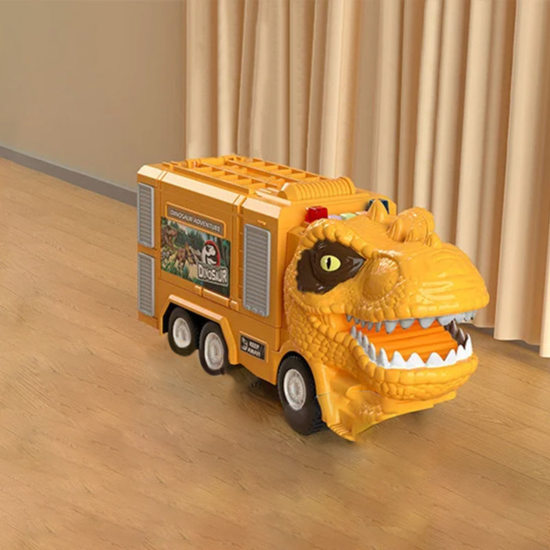 Kletshuts™ DinoTruck: Dinosaurie Lastbil Leksaksset Med Ljus Och Musik