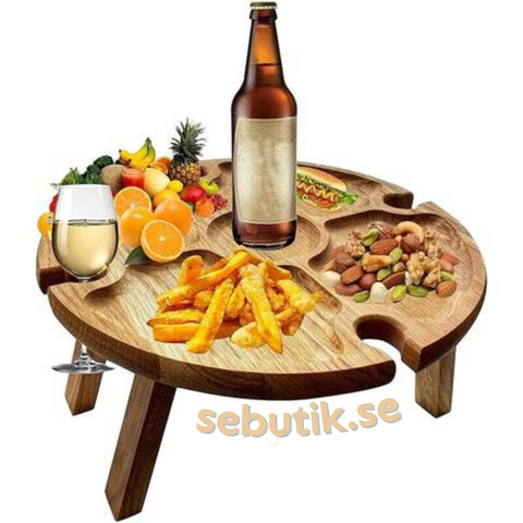 UltiFurni® WoodenFold- Hopfällbart Träbord