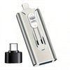 USBDrive - Kompakt Och Hållbar Multi‑Enhet 4‑I‑1 USB-Minnespenna