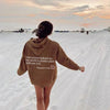 Icone™ DearHoodie: Hoodie Med Fram Och Baksida Tryck Budskap
