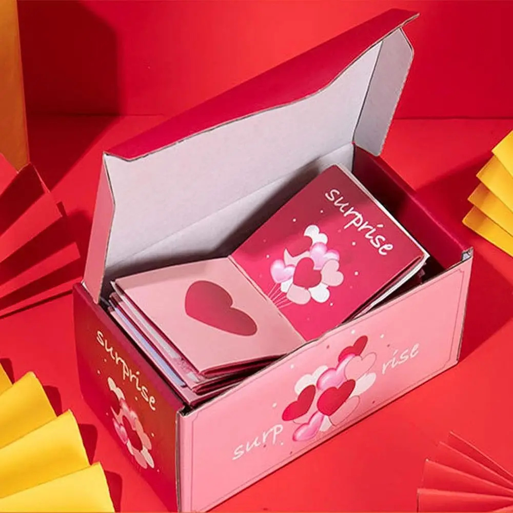 ExplodingBox 1+1 GRATIS: Kreativ Personliga Exploderande Överraskning Present Låda