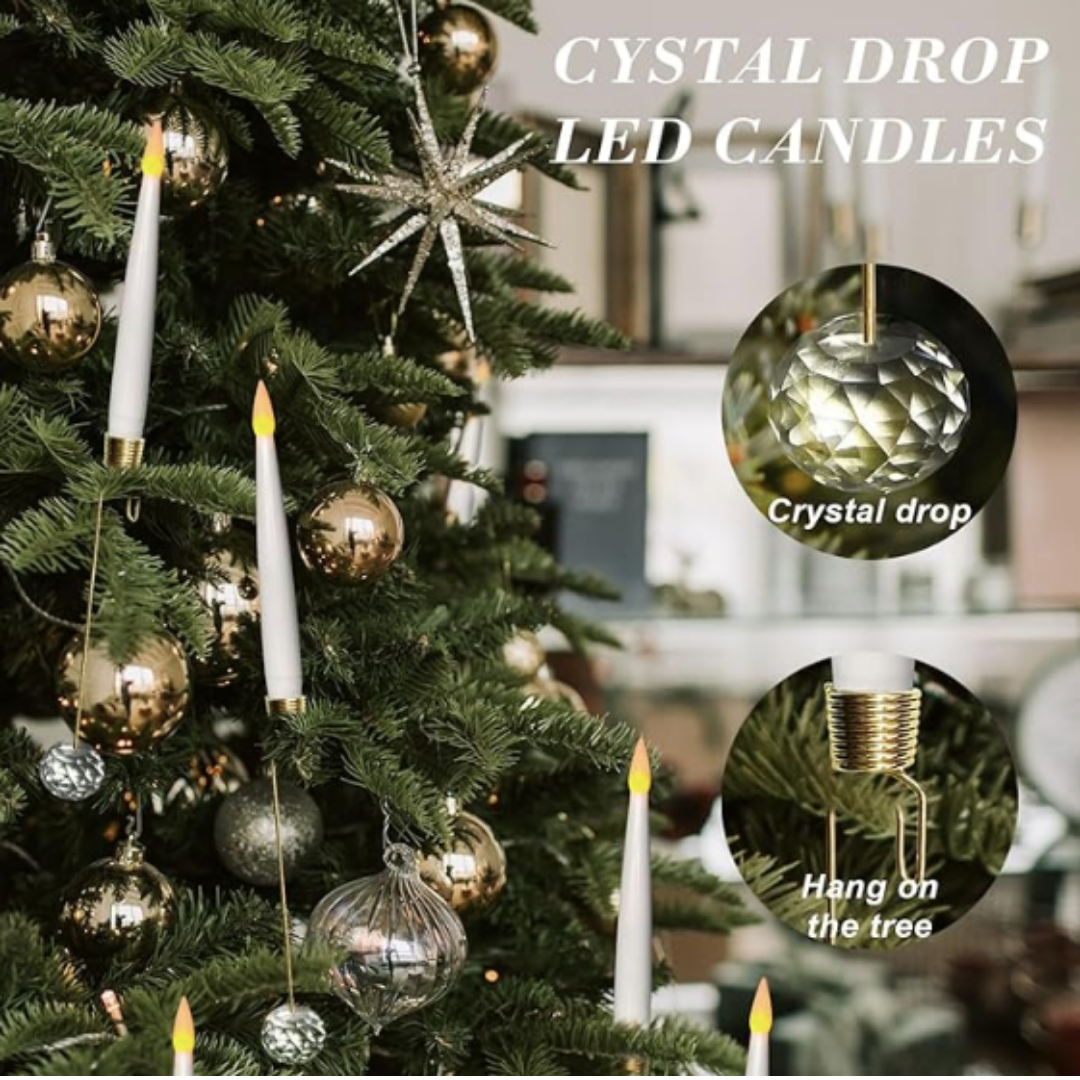 Ledsen™ ChristmasGlow: LED Magisk Jul Glöd Kristall Kula Ljus