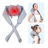 NeckMassager: Lugnande Värme Avkopplande Nack-Och Axelmassageapparat