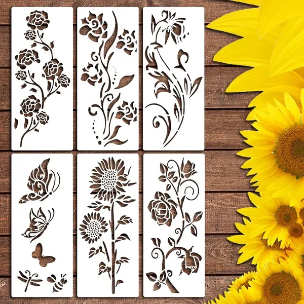 FlowerDecor - DIY Blomma Stencil Dekoration