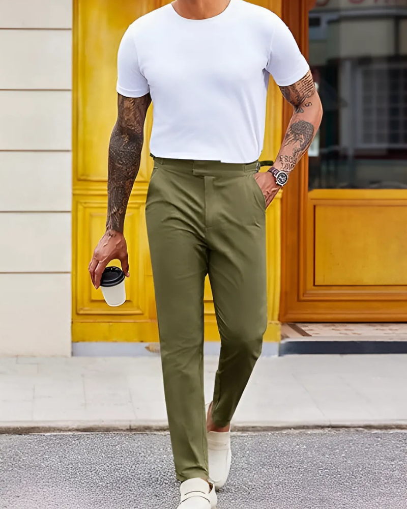 Icone™ AdjustablePants: Slim Fit Herr Justerbara Byxor