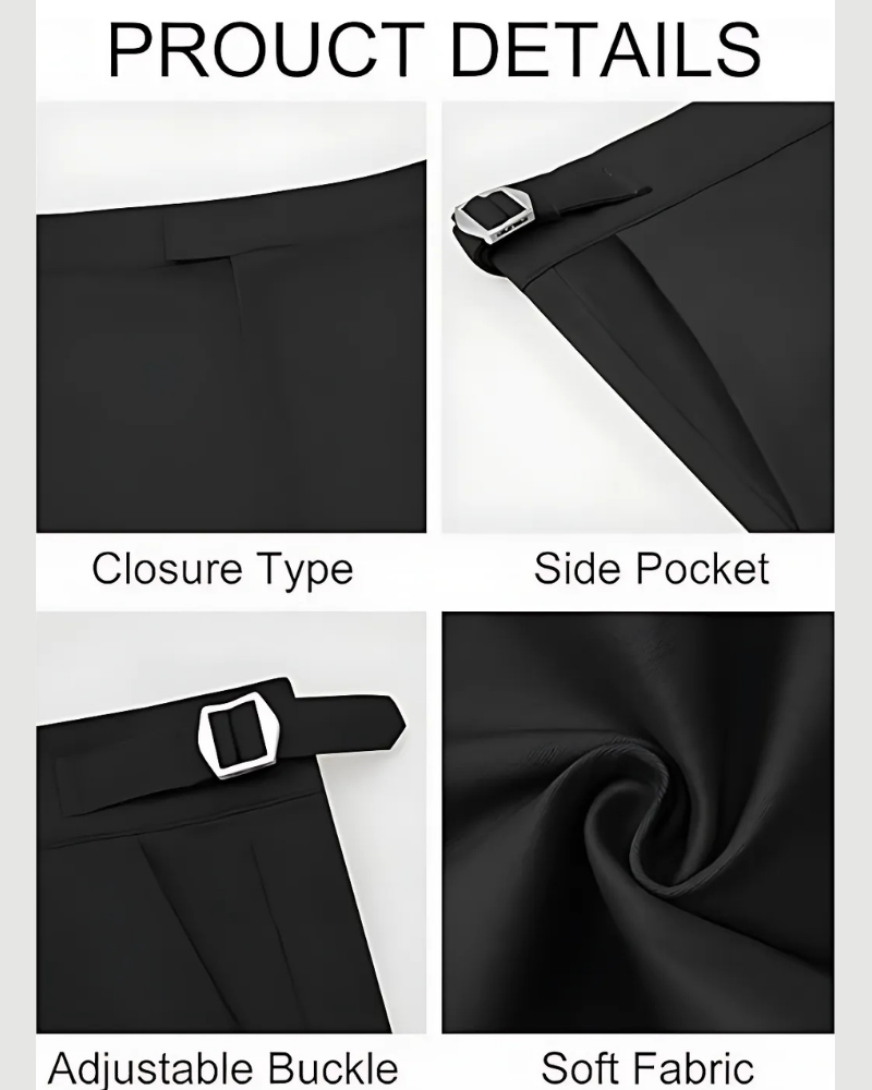Icone™ AdjustablePants: Slim Fit Herr Justerbara Byxor