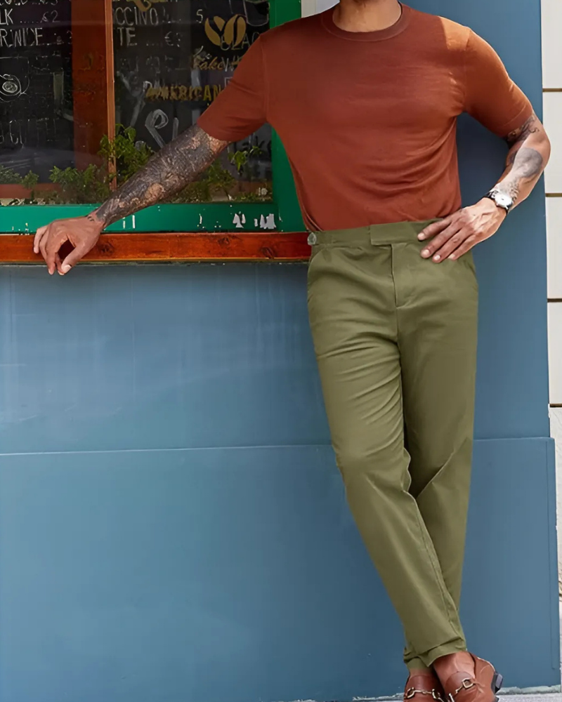 Icone™ AdjustablePants: Slim Fit Herr Justerbara Byxor