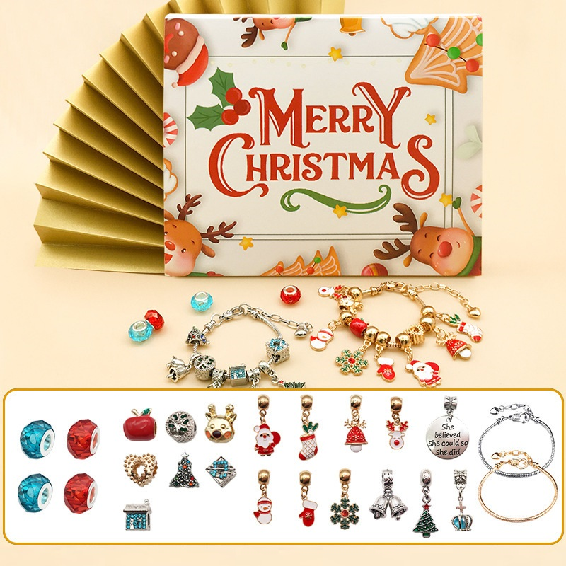 Jewelance™ BraceletCalendar: DIY Jul Adventskalender Armband Charm Set