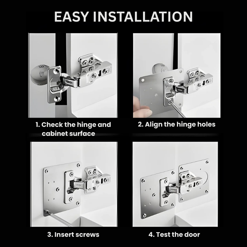 HingePlate 1+1 GRATIS: DIY Möbler Gångjärn Reparation Sidoplatta